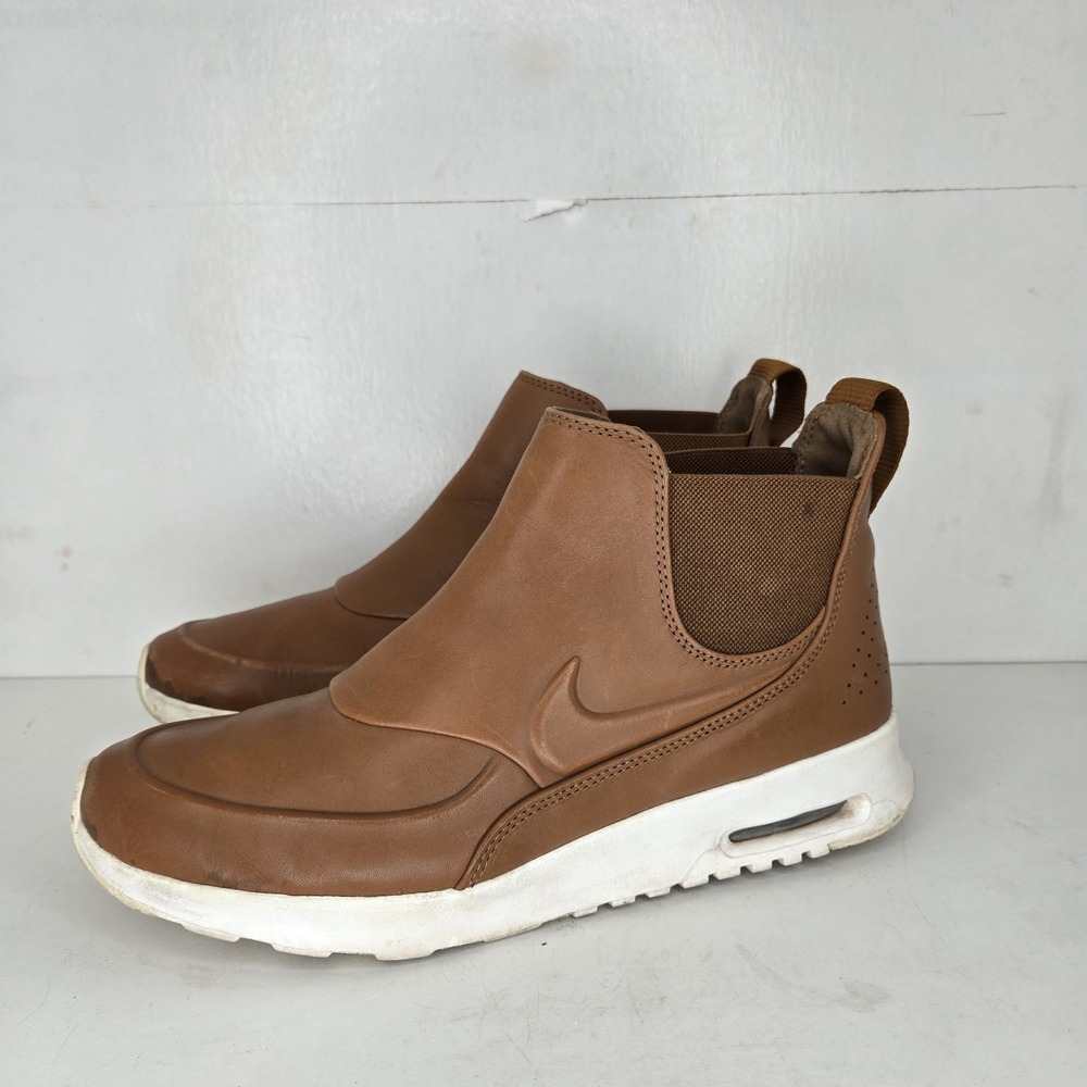Nike Air Max Thea Mid Women Ale Brown/Sail Leather 11 W Comfort Shoes 859550-200 - Picture 4 of 9